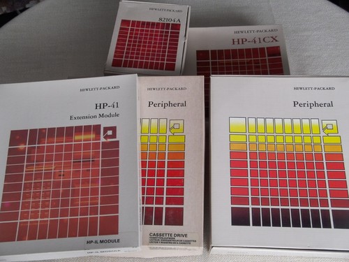 Hewlett packard 41cx set - hewlett,