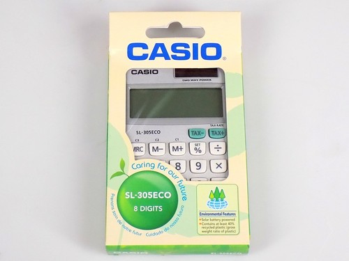Casio 305eco taschenrechner - sl-305eco,