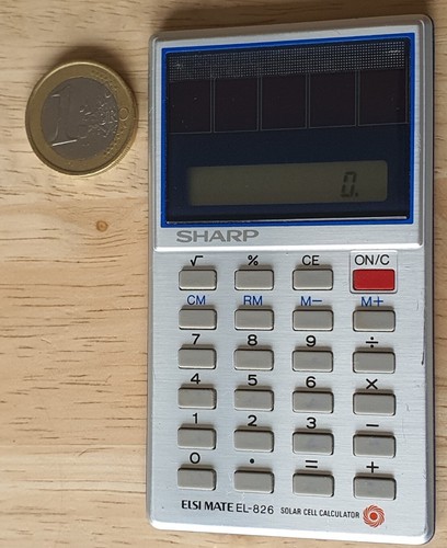 Sharp elsi mate - el-826, vintage