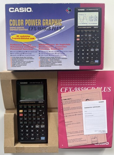 Casio cfx 9850gb plus - casio,